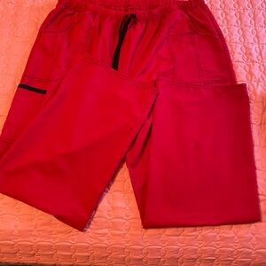 2XL Red ScrubStar Pants 30” Inseam